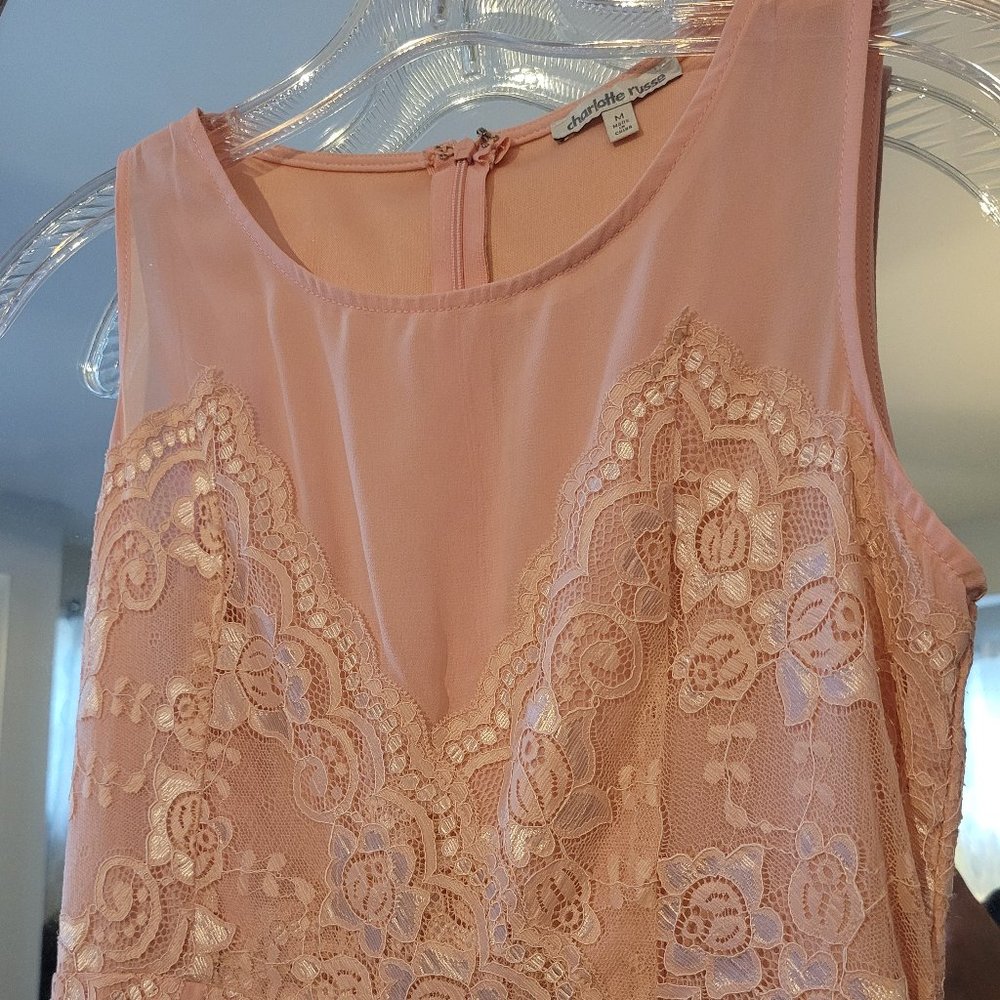 Pale pink cocktail dress